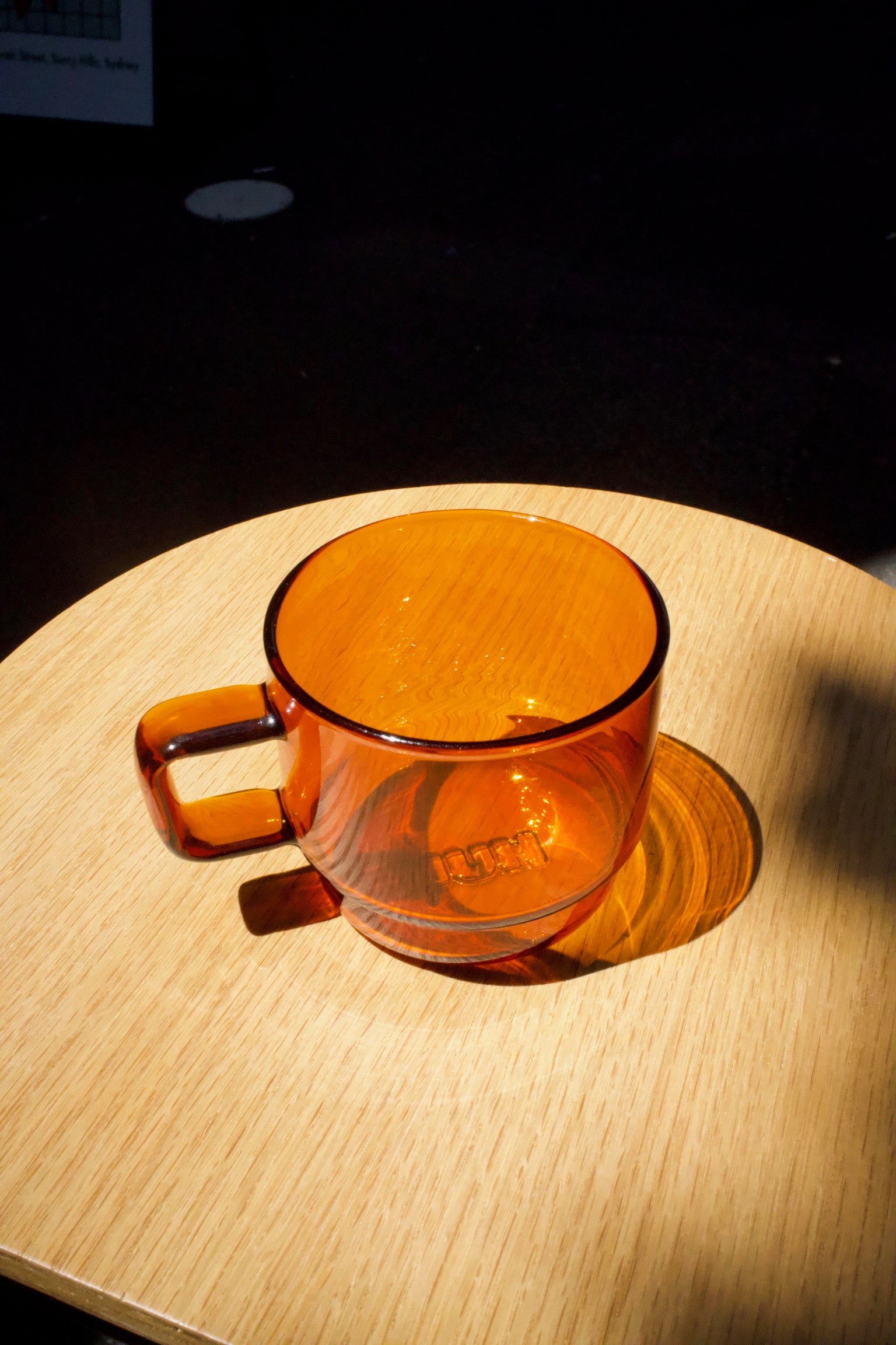 Denys Amber Glass Mug 10oz