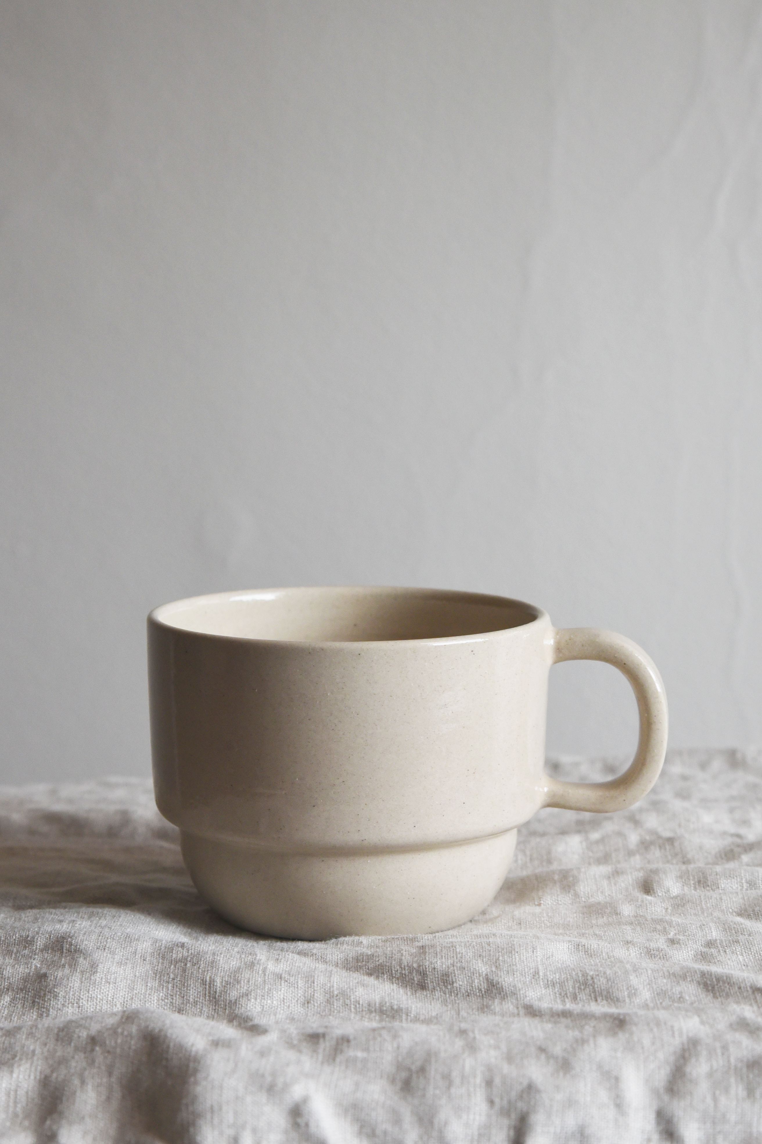 Norie Ceramic Mug 8oz - Ecru
